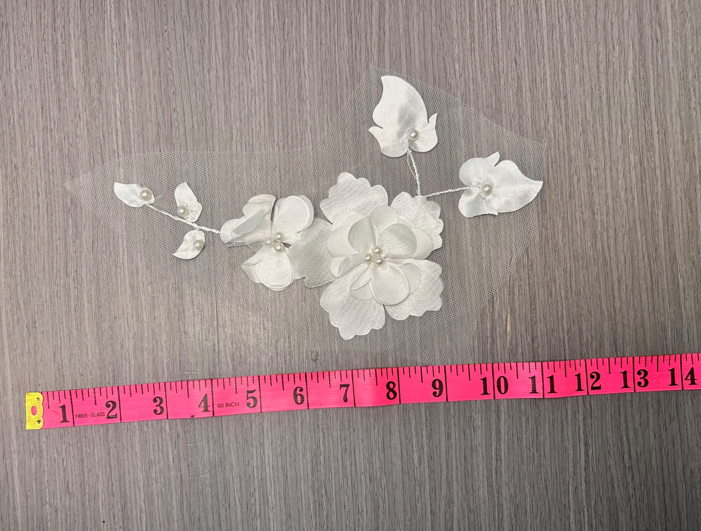 bridal applique flower