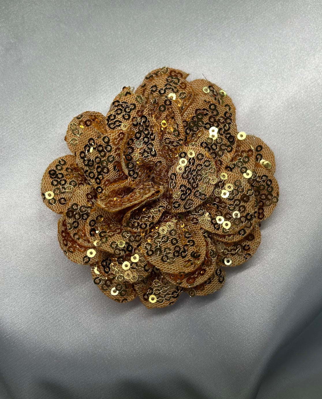 Gold Sequin Flower