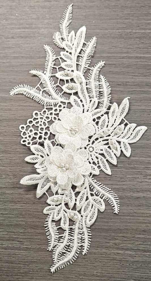 Left Floral Applique