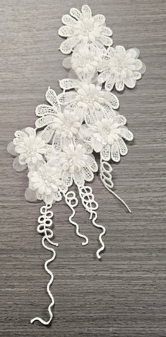 Right Floral Applique