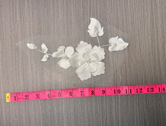 bridal applique flower