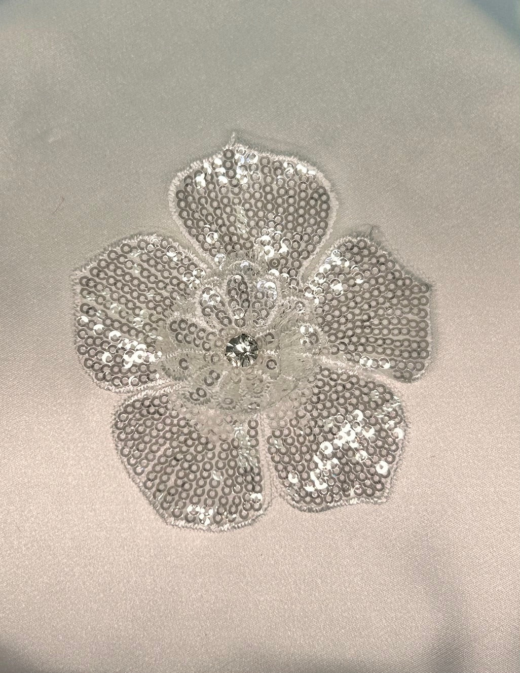 White Sequin Flower