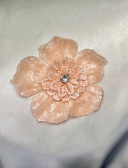 Blush Pink Sequin Flower