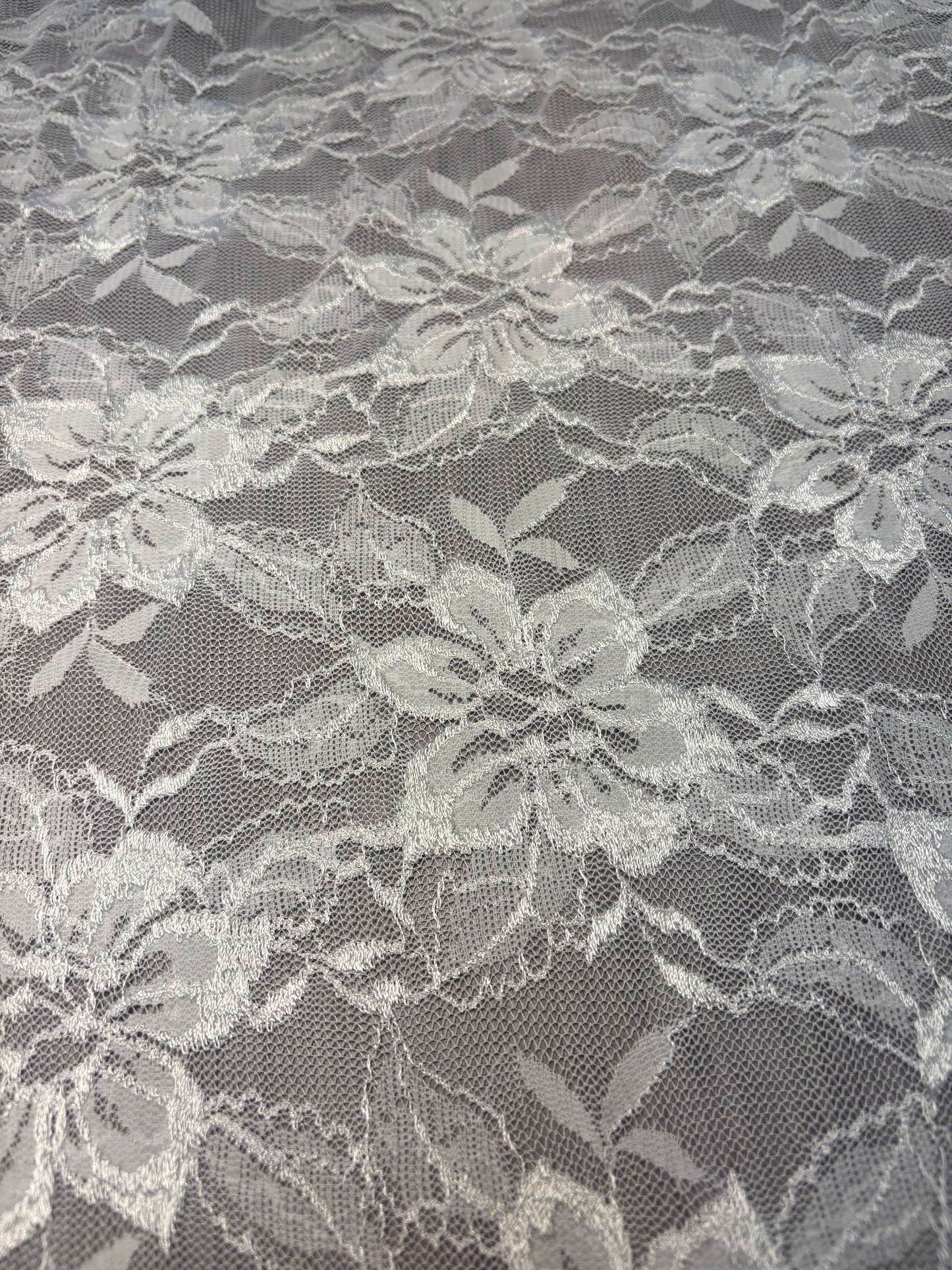 floral stretch lace
